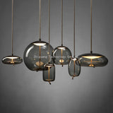 Nordic Designer Glass Pendant Lamp - Postmodern Luxury Single Head Light