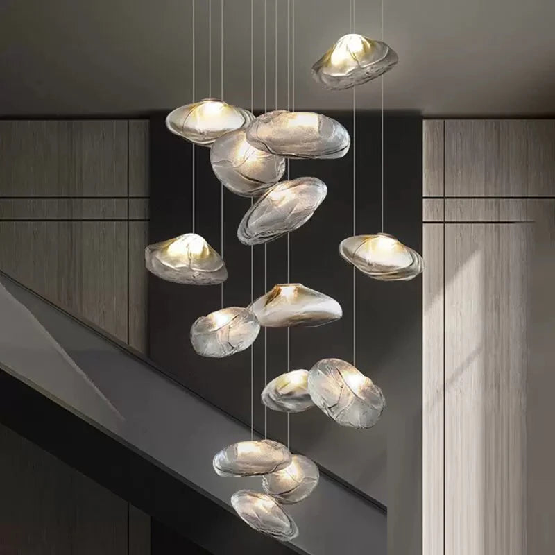 Modern home decoration led light, stair chandelier, living room hanging light, dining room chandelier, indoor lighting