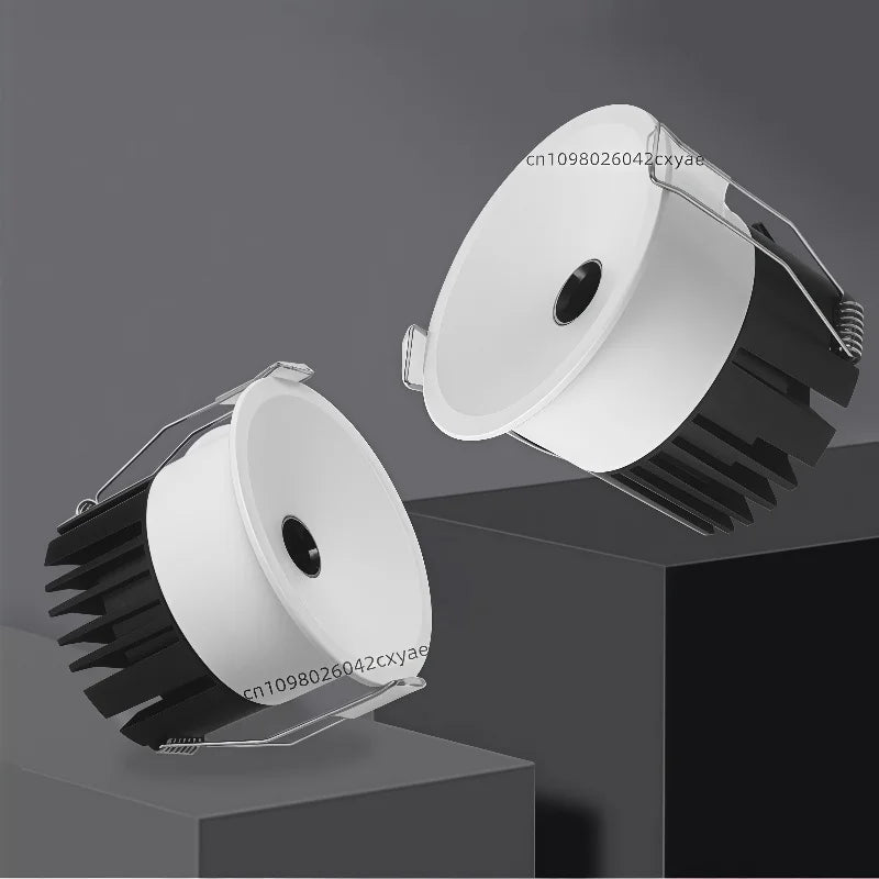 Mini dimmable LED downlights, COB spotlights, anti-glare small hole ceiling lights, kitchen and living room indoor lighting bulb