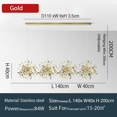 Nordic LED Chandelier Stainless Steel Chrome Leaf Personality Art Decors Living Dining Room Bar Table Hanging Lighting