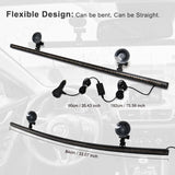 Car Strobe Lamp Bar with 96 LED 3030 Beads for Front Windshield, Traffic Signal, Emergency Flashing, and Auto Roof Top Warning Light with 12V-24