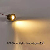 Dimmable embedded Ceiling LED canister light COB Small Spot Light 3W AC90V-265V Driver Included for home showcase cabinet hotel