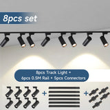 Full Set LED Track Lighting System - COB Ceiling Spotlights for Kitchen & Living Room