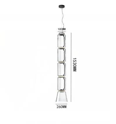 Noctamblue pendant lamp Minimalist Nordic glass lamp for Dining Room Table Lighting Home Living Room decors aesthetic lights