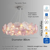 Colorful Italian Murano Glass Ceiling Chandelier - Luxury Handblown Pendant Light Fixture for Living Room, Bedroom & Hotel Lobby Decor
