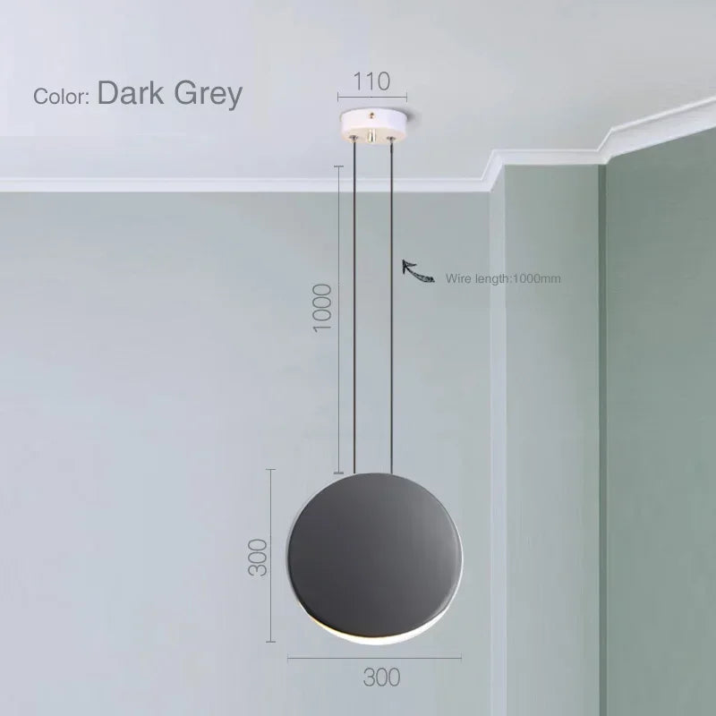 Scandinavian LED Chandelier - Modern Nordic Pendant Lamp for Dining & Kitchen