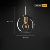 American-Style Retro Minimalist Hallway Foyer Pendant Light, Loft Industrial Style, Suitable for Restaurant, Bar, Clothing Store, Café, Single-Head Decorative Light, Light Luxury Bedside Small Pendant Lamp