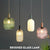 Nordic Retro restaurant colorful Glass pendant lights Creative living room Lamp Simple bedside lamp LED E27 light