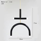 Beautiful Rainbow E14 Bulb Home Pendant Lamp Kitchen Dining Room Lighting Fixtures Colorful Metal Bedroom Luminaire Suspension