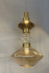 European American style glass chandelier exhibition hall, bedside restaurant, bar counter, study, creative living room light