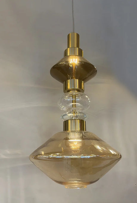 European American style glass chandelier exhibition hall, bedside restaurant, bar counter, study, creative living room light