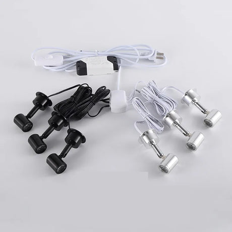 LED Cabinet Lights 12W 10W 6W Downlight Showcase Lamp Model Display Counter Wine Garage Kit Exhibition Case Shelf Mini Spot Light