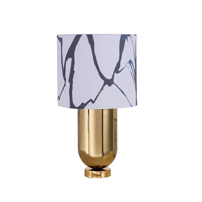 Table Lamp Light Luxury Bedroom Bedside Lamp Personality Post-Modern Study Villa Living Room Hotel European Engineering Lamp