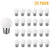 Colorful Plastic Milky Globe Led Bulb PC G45 SMD White E27 220V String Light Bulb 1W 3W Garden Party Cheap Ball Lamps