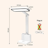 LED Desk Lamp 3 Levels Dimmable Touch Night Light USB Rechargeable Eye Protection Foldable Table Lamp For Bedroom Bedside Desk