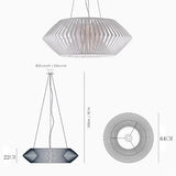 2026 Spain Wabi Sabi Handmade Rattan Bird Nest Chandelier LED Retro Natural Fiber Pendant for Bedroom Tea Room Balcony