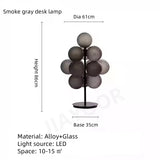 Modern Living Room Floor Lamp Sofa Side Standing Lamp Creative Design Grape Glass Lamp Bedroom Bedside Lamp Desk Lamp LED Light
