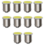 10Pcs Car P21W 1156 Ba15s LED COB Turn Signal Bulb Auto Reverse Parking Brake Light 12V Signal Lamp