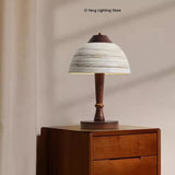 New Creative Ceramic Lampshade  Lamp Wood Base EU AU US Adapting Plug for Bedroom Parlor Hotel Dining Dropshipping