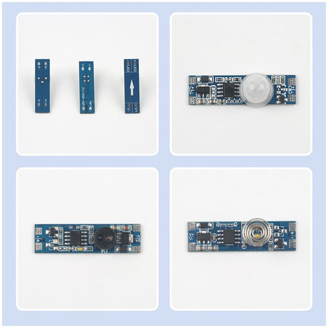 Dimmable touchless hand sweep wave wardrobe cabinet PIR induction sensor switch