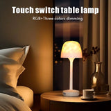 Projection LED Remote Control Night Light Water Ripple Lamp Bedroom Atmosphere Decoration RGB Colorful Table Lamps Birthday Gift