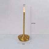 LED Candle Charging Restaurant Bar Lamp Desktop Decoration Atmosphere Touch Night Light Led Desk Lamps Candlelight Table Lamp