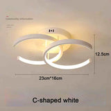 Household LED Chandelier Three Colors Lamp Modern Style Ceiling Lamp Bedroom Light Surface Installation 85-265V Dining Room Lamp