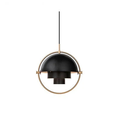 Modern Iron Pendant Lamp Danish Multi Lite Pendant Lamp Bedroom Parlor Dining Room Restaurant Decors LED Deformable Hanging Light