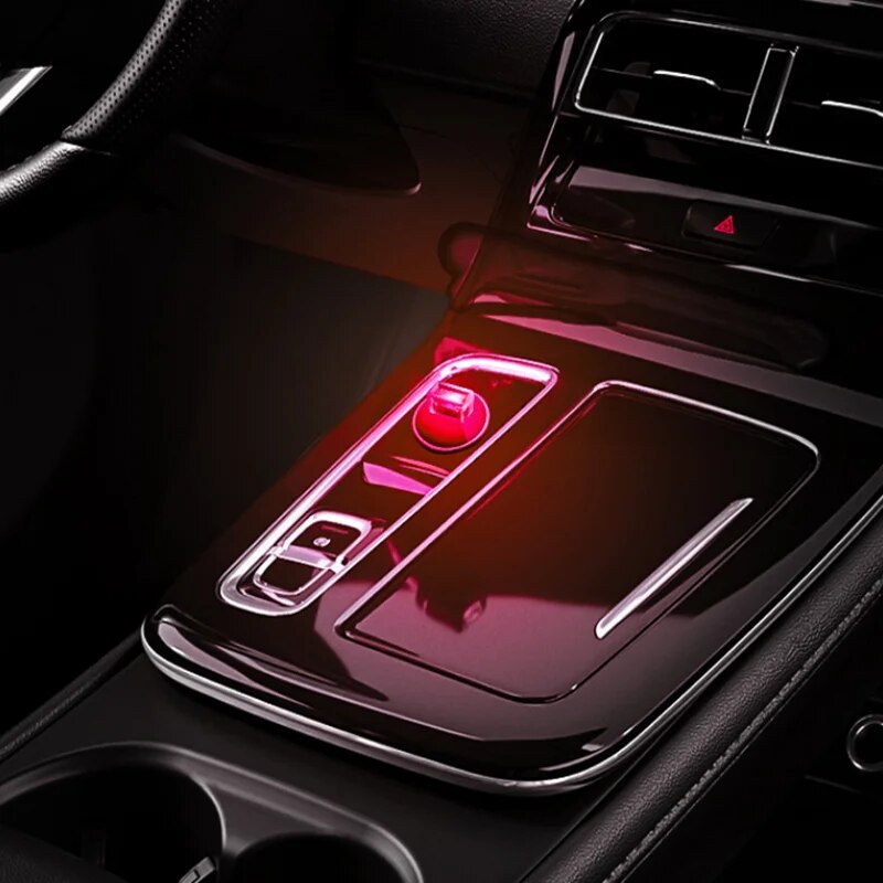 1/3/5pcs Car USB LED Night Lights 7 Colors Atmosphere Lamp Decorative Bulb Portable Auto Interior Home Laptop Light Plug Play