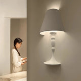 Italian Gypsum Embedded LED Wall Light - Retro Plaster Sconce Light Fixture for Living Room, Hotel Aisle & Exhibition Hall