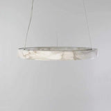Faux Marble Round Pendant Light Artificial Stone Creative Hanging Lamp Living Room Dining Room Study Hotel Resin Ceiling Light