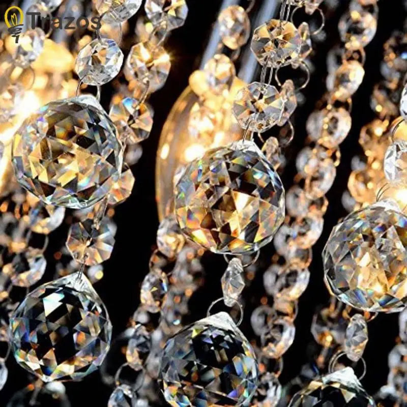 European Modern Aisle Light Corridor Hallway Creative Lighting Stair Entry Light Entry Channel Small Ceiling Light Crystal Lamps
