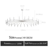 Minimalist G9 LED Ceiling Chandelier Light Fixture (110V-220V) - Modern Interior Decor Pendant Lamp for Living Room, Dining Room & Home