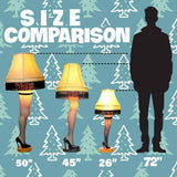 45" Christmas Deluxe Leg Lamp, Multicolor