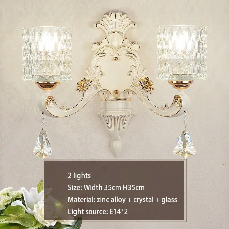 2025 New European Style Crystal Living Room Ceiling Chandelier Modern Light Luxury High-class Dining Room Pendant Lustre Fixture