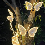 Butterfly Lights LED Butterflies Simulation Dynamic Static Butterfly Lights for Outdoor Home Decor Wedding Party DIY Decorations