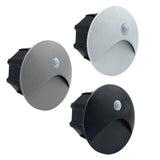 Led Deck Light Motion Sensor Step Stair Railing Lamp 3W Indoor Outdoor Waterproof for Pathway Stairway Post Porch Wall Sconce