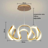 2026 New Nordic Starry Sky LED Chandelier - Creative Pendant Lamp for Living Room