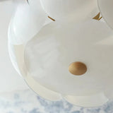 2026 Glass Ceiling Light  Modern Minimalist Cream White Ceiling Chandeliers Living Room Dining Room Bedroom Light Home Decor E14