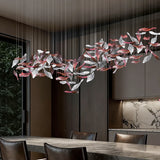 Hanging Ceiling Chandeliers Living Room Restaurant Chandeliers Lighting Kitchen Island Glass Pendant Light Dining Table Fixtures