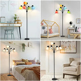 LED Floor Lamp, Medusa Multi Head Modern Tall, Rustic Adjustable Reading Standing Light for Living/ Room, Bedroom