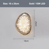Modern Art Wall Lamp Stainless Steel Acrylic LED Wall Light for Bedside Living Room Corridor Lighting Fixture