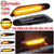 2Pcs Sequential Flashing LED Turn Signal Side Marker Light Blinker for BMW X3 E83 X1 E84 E46 E60 E61 E81 E82 E88 E90 E91 E92 E93