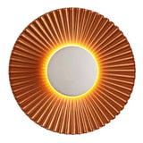 Creative Modern LED Wall Lamp Sconces Disc-shaped Metal Hotel Restaurant Bedroom Corridor Decoration Wall Light Indoor Lighting