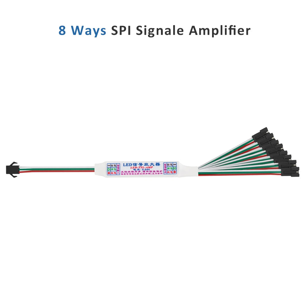 Touch Control Running Water LED Tape Driver - WS2811 Controller with 5M Extension