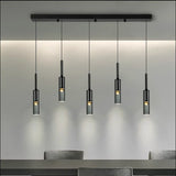 Modern LED Wine Bottle Pendant Light - Nordic Minimalist Ceiling Lamp