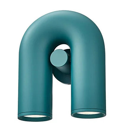 Nordic Rotatable Aluminium U-Tube LED Wall Sconce - Modern Indoor Lighting Fixture