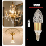 Plug-in Diamond-Cut LED Pendant Light - Modern Acrylic Hanging Lamp for Living Room