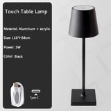 Table Lamp Eyes Protection Touch Dimmable LED Light Bedroom USB  Desk Lamp Bar Restaurant Night Light Gift Charging Light Fixture