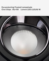 Recessed LED Ceiling Lamp 24W 10W Single/Double Head LED Spot lights COB Anti-Glare Downlight For Home Office Store Indoor